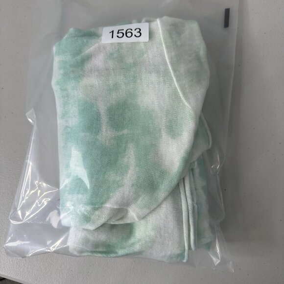 NWT Chicos Zenergy Cardigan Tie Dye Penelope Mint Seaglass Tie Front Large - Picture 9 of 9